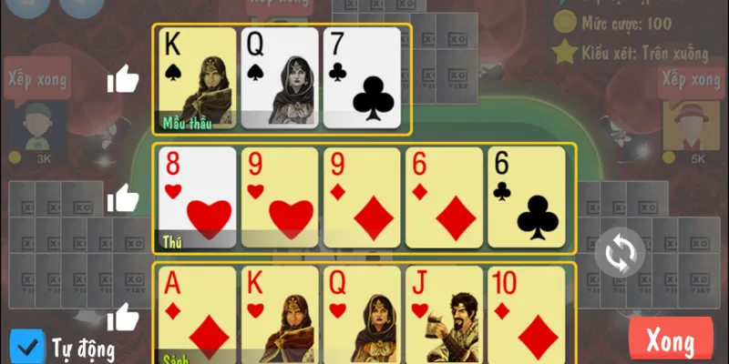 Bí quyết chơi Mậu Binh 5 lá giúp anh em thắng lớn