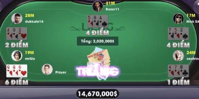 Các quy tắc cơ bản trong game Liêng