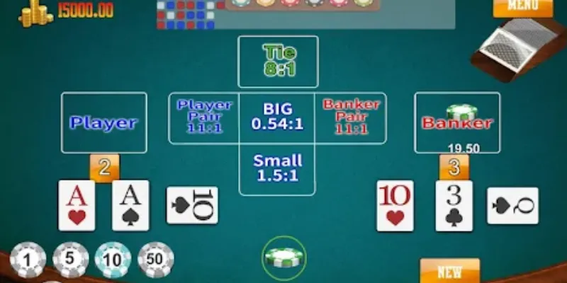 Các kiểu cược Baccarat online phổ biến và cách chơi