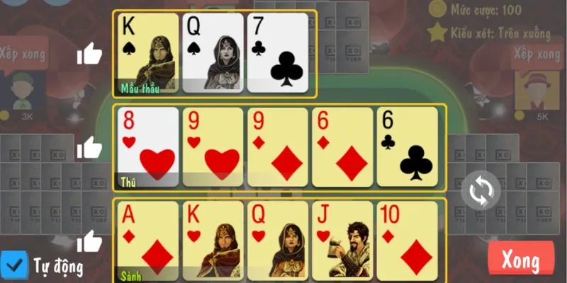 Các loại bài đặc biệt trong Mậu Binh và cách tính điểm