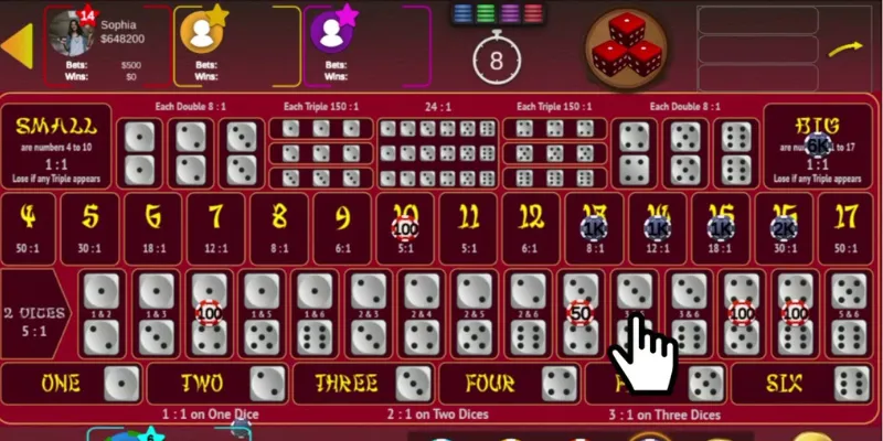 Các chiến thuật chơi sicbo tăng cơ hội thắng lớn