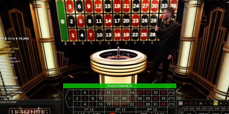 Luật chơi Lightning Roulette cần nắm
